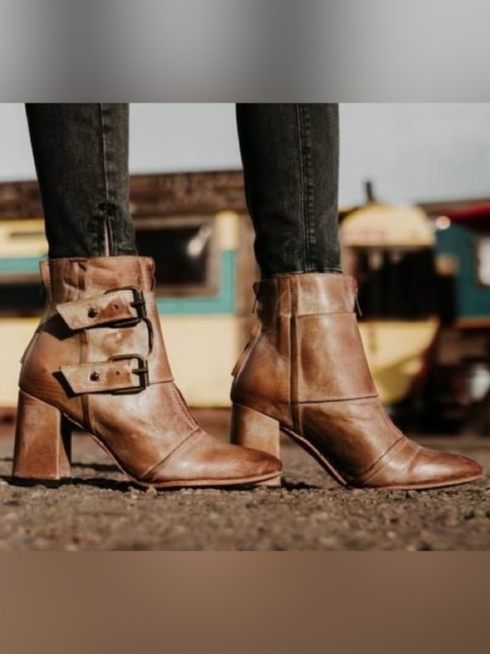 Freebird by Steven Shoes - Freebird‎ by Steven Joey Booties in Camel.